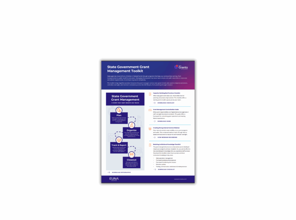 Euna Grants Powered by AmpliFund State Government Grant Management Toolkit for Grant Managers Thumbnail