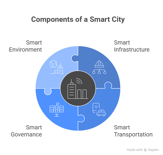 components of a smart city