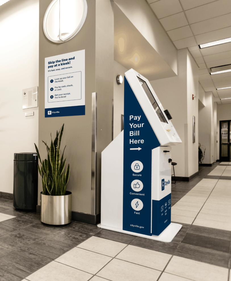 Indoor Euna Payments Kiosk
