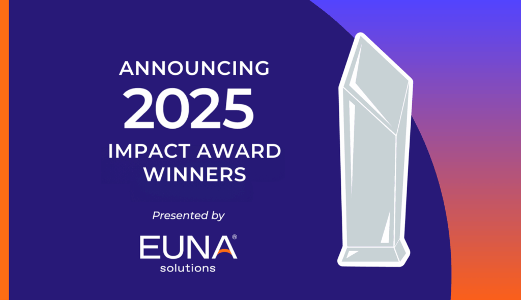 Euna Impact Award Winner Press Image on Dark Background