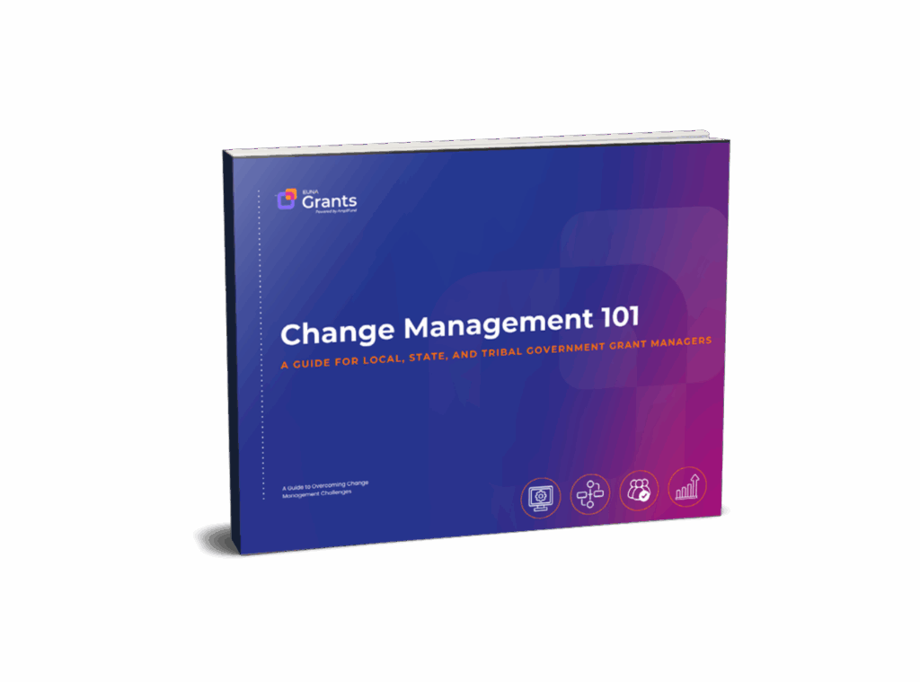 Euna Grants Powered by AmpliFund Change Management 101 For Grant Managers Guide Cover