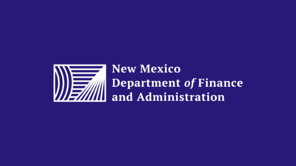 New Mexico DFA Logo on Indigo background