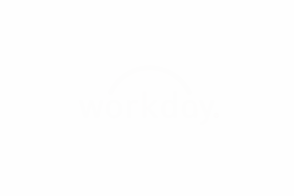 workday logo in white