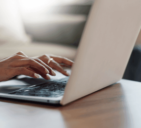 NonProfit Employee on Computer