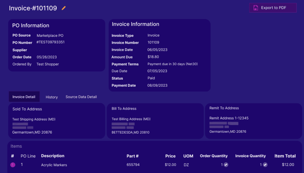 Euna Solutions Procurement Invoicing Image