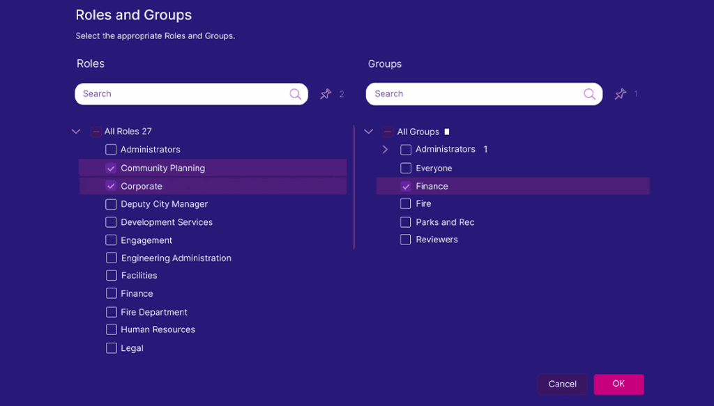 Euna Solutions Euna Budget Operating Role Based Access