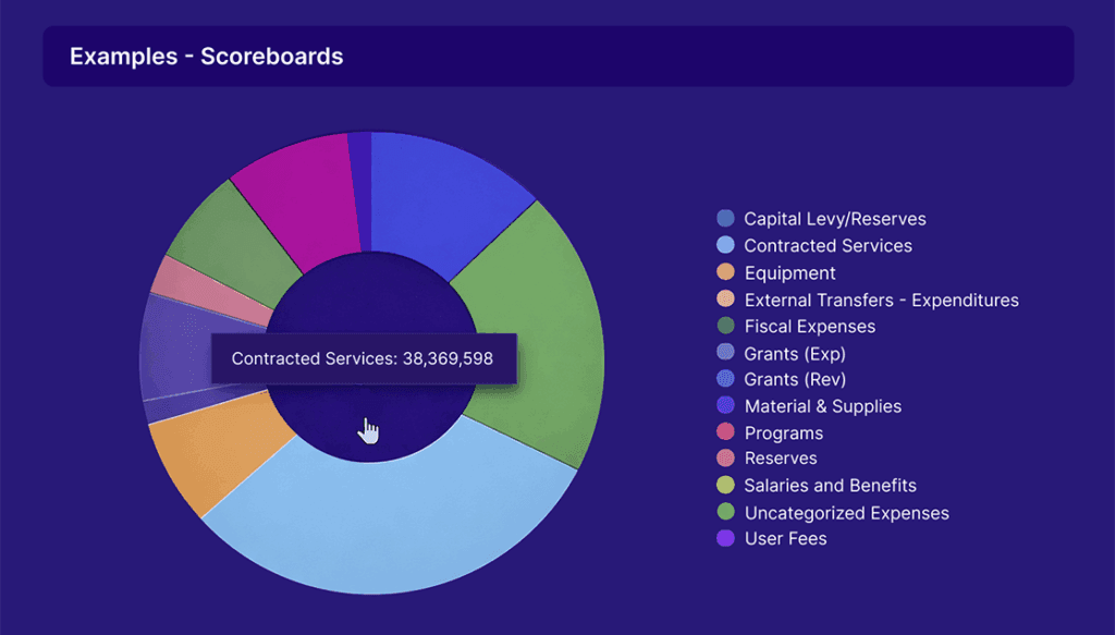 Euna Solutions Euna Budget Performance Management monitor