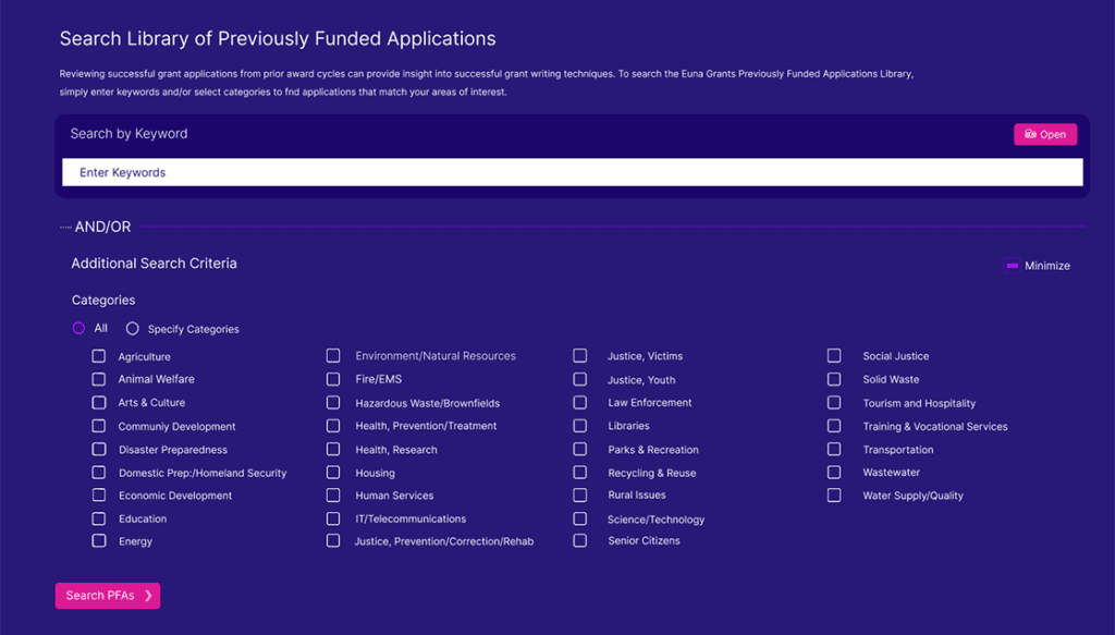 Euna Solutions Euna Grants Research Build Growth