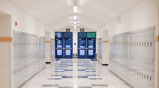 school hallway